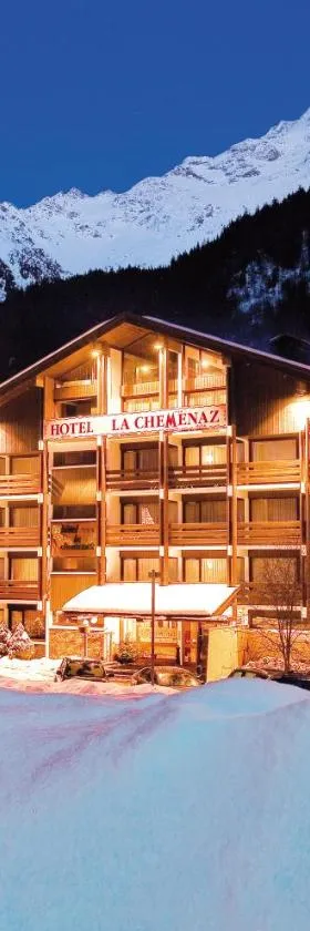 Chalet-Hôtel La Chemenaz，位于莱孔塔米讷蒙茹瓦的酒店