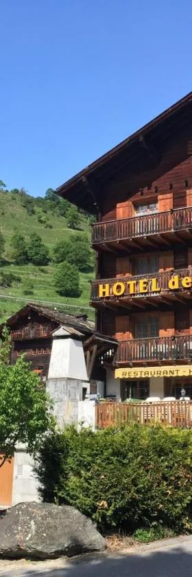 Hôtel des Haudères，位于洪德莱斯的酒店