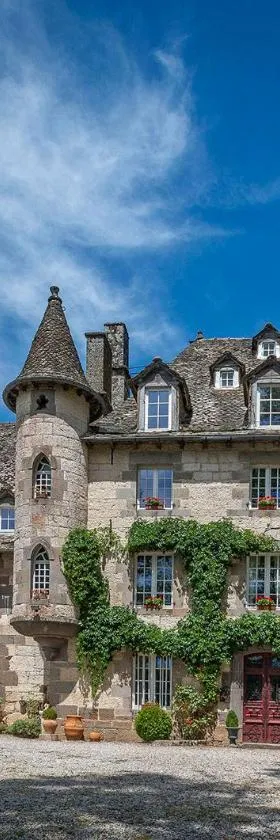 Chateau De Courbelimagne, Raulhac，位于Raulhac的酒店