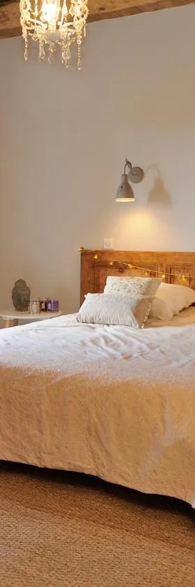 Suite romantique dans centre de bien-être Au chant de l'eau，位于Siaugues Ste Marie的酒店