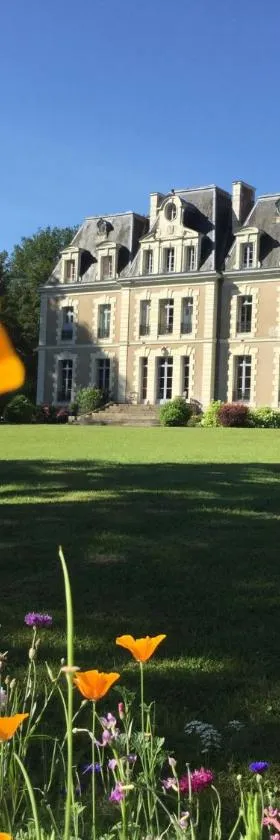 Château des Essards avec piscine et jacuzzi，位于朗热的酒店