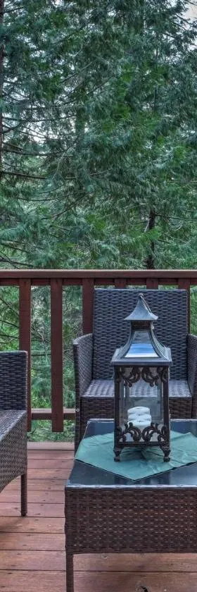 4 Mi to Big Tree State Park Serene Cabin with Deck，位于阿诺德的酒店