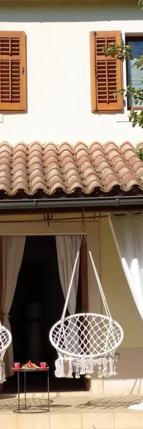 Apartment PARENZANA, little row HOUSE with big green yard in central Istria，位于Rakotule的酒店