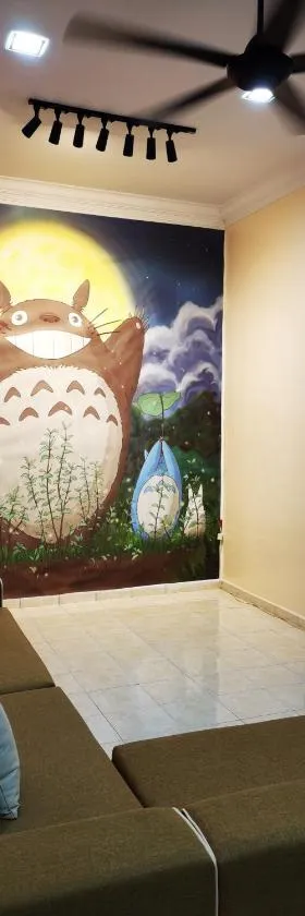 Bidor Totoro and One piece animation house，位于Kampong Kuala Gepal的酒店