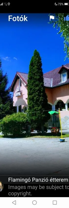 Flamingó Étterem Szálláshely，位于Somlójenő的酒店