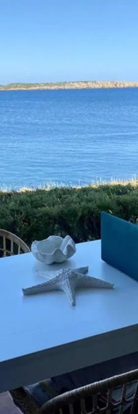Miravent Terraza y Jardin Frente al mar Menorca，位于福尔内利斯的酒店