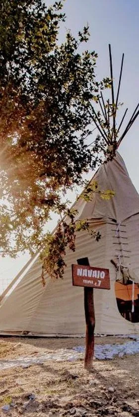 Residence Safari Resort - Teepee Village，位于Borovany的酒店