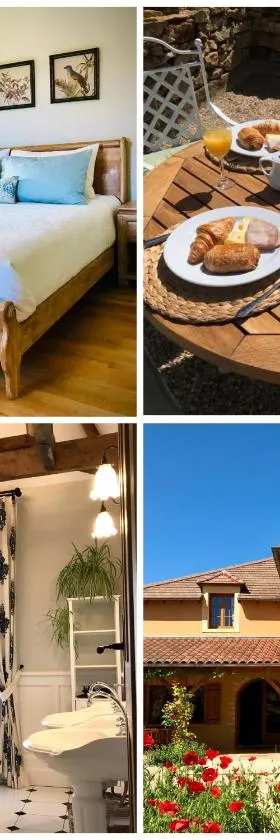 Les Cèdres du Linard, Chambres d'Hôtes B&B Near Lascaux, Montignac, Sarlat-la-Canéda, Dordogne，位于La Chapelle-Aubareil的酒店