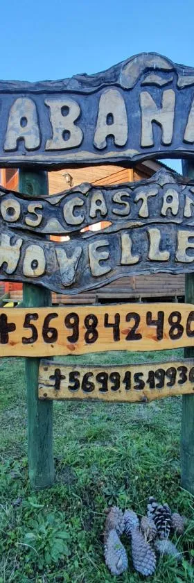 Cabañas Los Castaños Chovellén，位于Chovellén的酒店