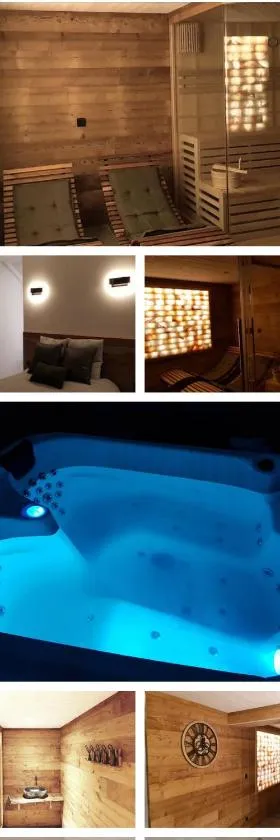 Repos et convivialité, wellness, spa, sauna, piscine，位于Schorbach的酒店
