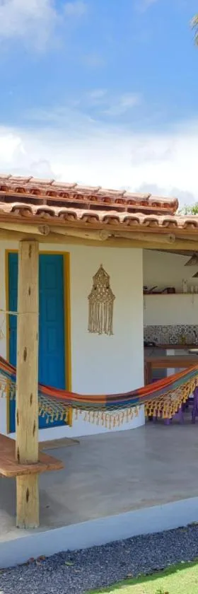 Canto do Mar - Chalés com vista pro Mar - Cumuruxatiba，位于库穆鲁沙蒂巴的酒店