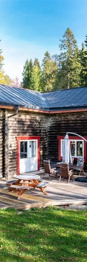 Luxurious Log House - Gränsfors 354，位于Bergsjö的酒店