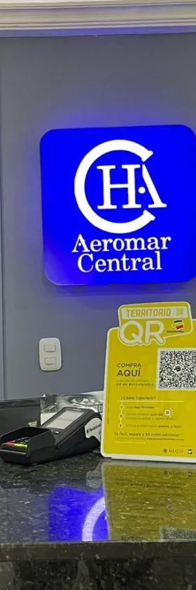Hotel Aeromar Central，位于圣玛尔塔的酒店