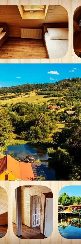Restauracja i Noclegi Izba Rybacka w Krainie Wygasłych Wulkanów，位于Podgórki的酒店