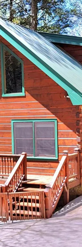 LUXURY CABIN WITH WATERVIEW AND PRIVACY, hiking，位于蓝岭的酒店
