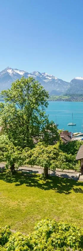 Schönbühl Hotel & Restaurant Lake Thun，位于图恩的酒店