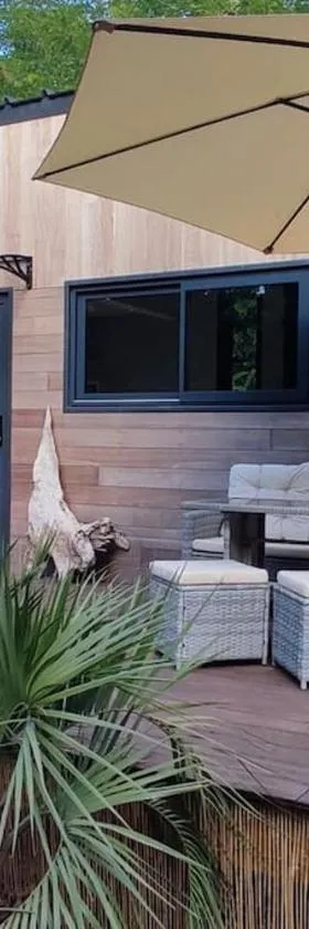 Tiny house chez Caroline，位于Gaillan-en-Médoc的酒店