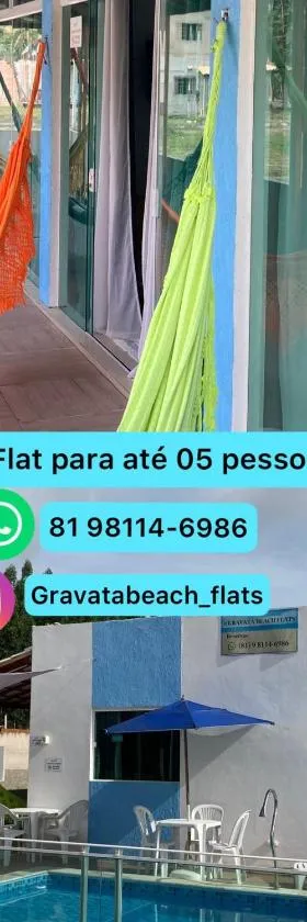 Gravatá beach flats，位于圣若泽-达科罗阿格兰迪的酒店
