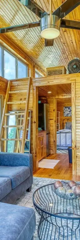 The Gemini-a dreamy, waterfront tiny cabin，位于Rogersville的酒店