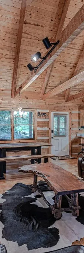 Bear Pause Cabin 3 BR/3BA Amazing view of the Lake，位于Seven Devils的酒店