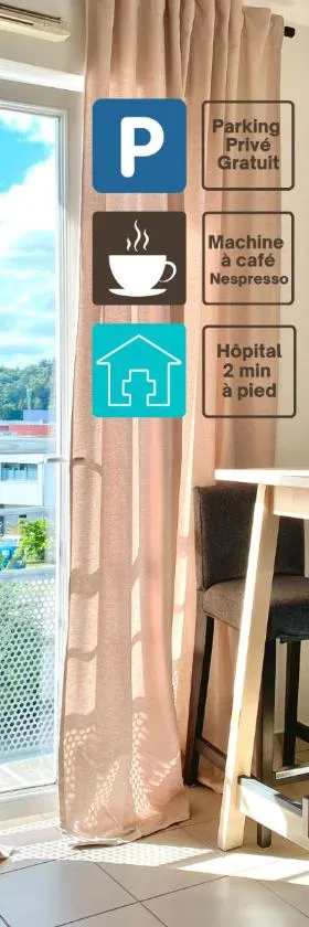Appartement en face Hopital Nord，位于圣普斯特恩耶尔的酒店