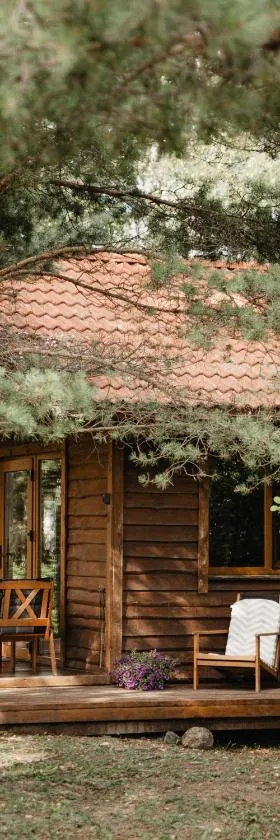 Beržų namelis - Birch cabin，位于Kučiūnai的酒店