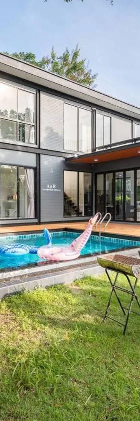 AnB Loft poolvilla 3BR/3bath close Jomtian beach，位于班怀雅的酒店