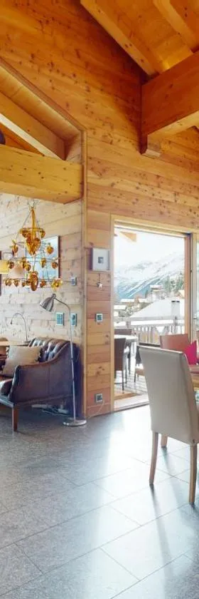 Etoiles des Neiges LUXE & JACUZZI chalet 12 pers by Alpvision Résidences，位于Hérémence的酒店