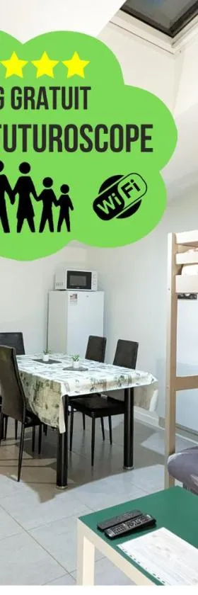 Appartement entier meublé à Beaumont proche Futuroscope et Poitiers Technopole，位于Beaumont的酒店
