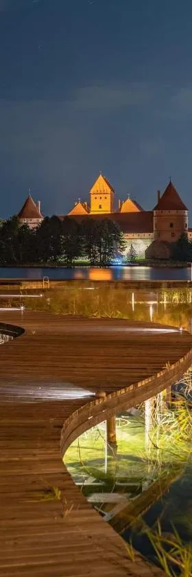 2 kambarių apartamentai su virtuve, Trakų miesto centre，位于特拉凯的酒店