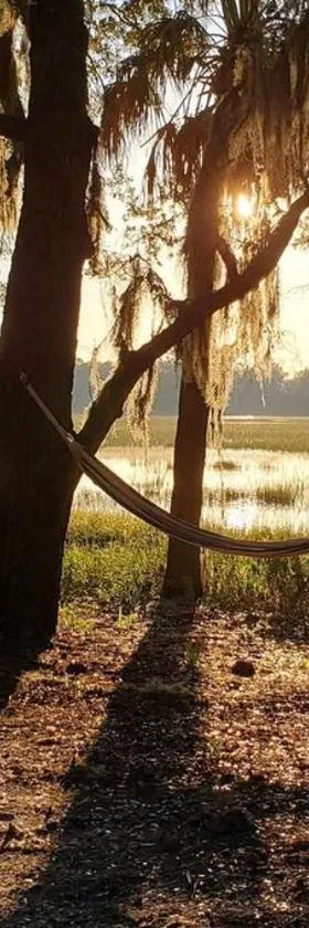Secluded Tiny House by the Marsh with Hunting Island Beach Pass，位于St. Helena Island的酒店