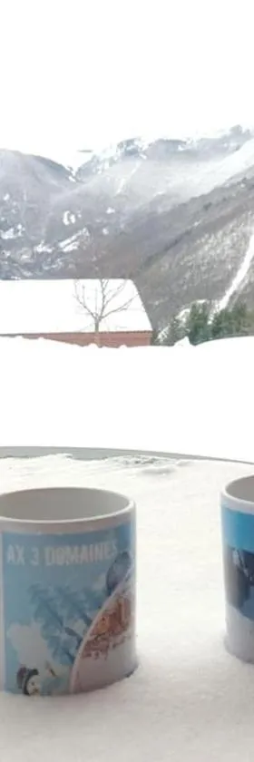 T2 confortable 31m2 piscine terrasse vue dégagée montagne，位于Ignaux的酒店