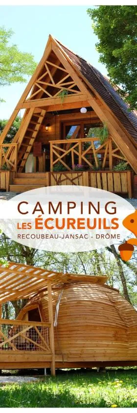 Habitat Créateur - Hébergements insolites au camping municipal "Les Ecureuils"，位于Recoubeau的酒店