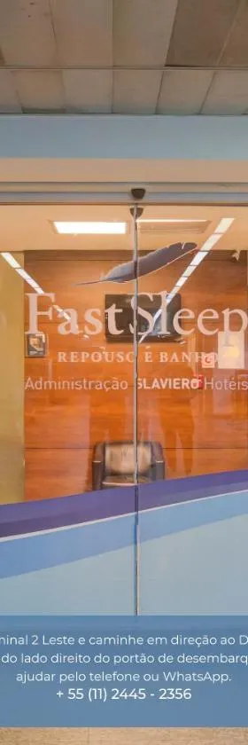 FAST SLEEP Guarulhos by Slaviero Hotéis，位于瓜鲁柳斯的酒店
