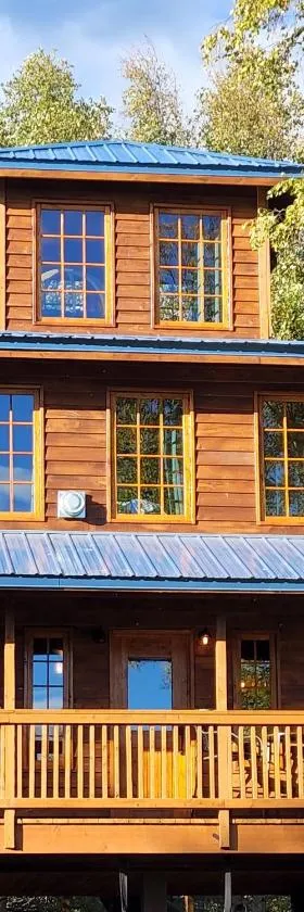 The Eagle's Nest Treehouse Cabin，位于帕尔默的酒店