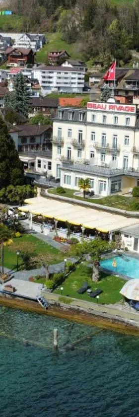 Romantik Hotel Beau Rivage Weggis，位于韦吉斯的酒店