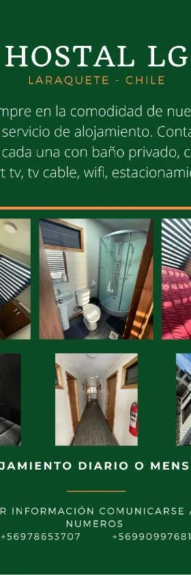 Hostal LG Laraquete，位于Laraquete的酒店