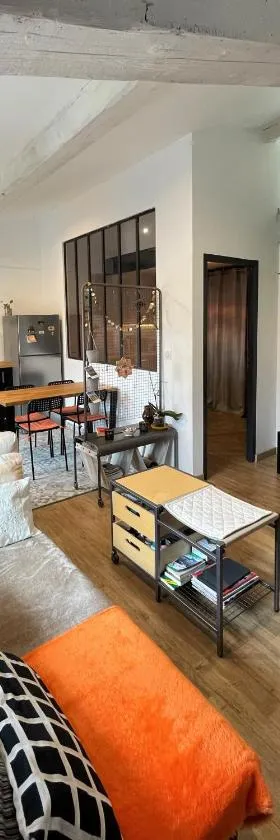 T2 de 40 m2 - facile d’accès, lumineux et au calme，位于Saint-Genest-Lerpt的酒店