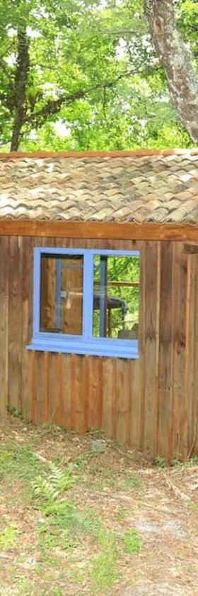Cabane au cœur de la forêt des Landes de Gascogne，位于Belin-Beliet的酒店
