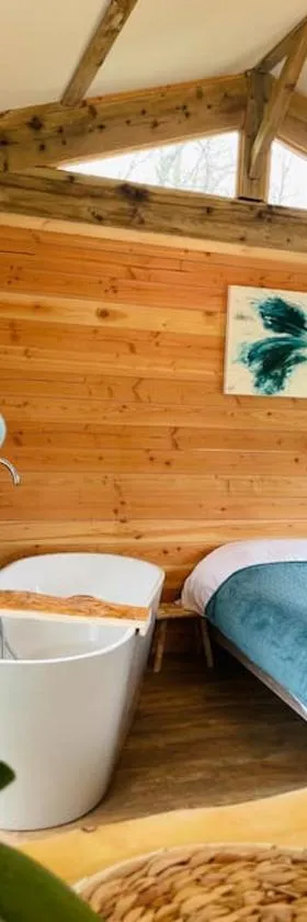 Chalet Dalo cosy spa privé，位于Roussayrolles的酒店