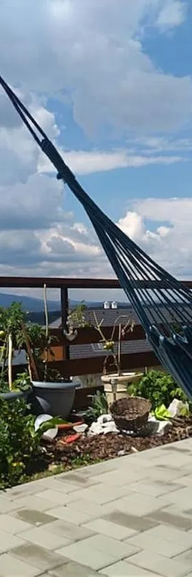 Apartmán s terasou a výhledem na jezero Lipno，位于Kovářov的酒店