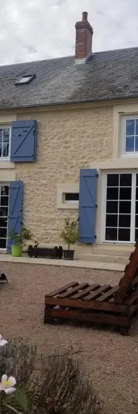 Chambre d'hôtes Chez Léon pour 1 à 4 personnes，位于Chaulgnes的酒店
