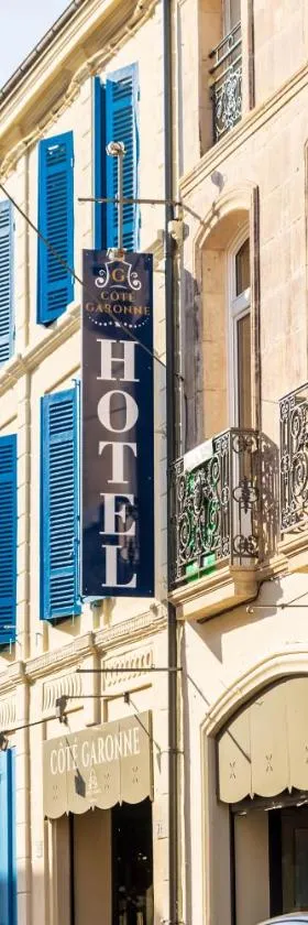 CÔTE GARONNE le BALCON DES DAMES -hôtel et restaurant- Tonneins Fauillet Marmande - vue panoramique bord de Garonne chambres climatisées，位于Tonneins的酒店