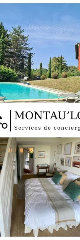 Chambres d hotes, la maison de Kat，位于Lamothe-Capdeville的酒店