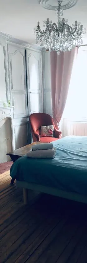 les chambres fleuries，位于Saint-Benoît-du-Sault的酒店