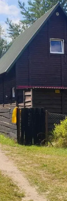 domki nad jeziorem, las, do 10 osób jezioro Wilczyńskie Budzisławskie - domek letniskowy osobno ogrodzony, ogrzewany mile widziane pieski, zwierzeta- wielkopolska, 62-550 Zygmuntowo gm Wilczyn，位于Zygmuntowo的酒店