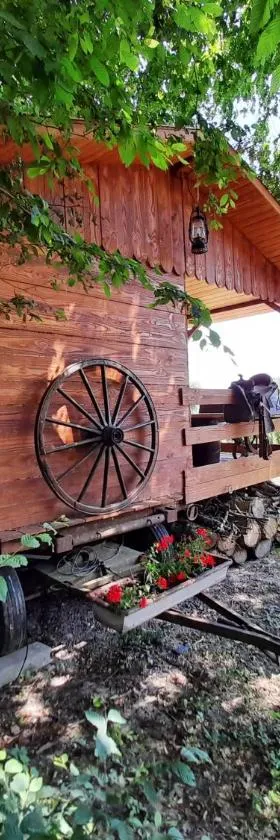 la cabane du cowboy，位于Saint-Privé的酒店