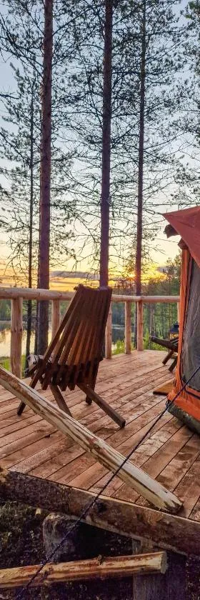 Glamping Laenlammen tila，位于罗瓦涅米的酒店