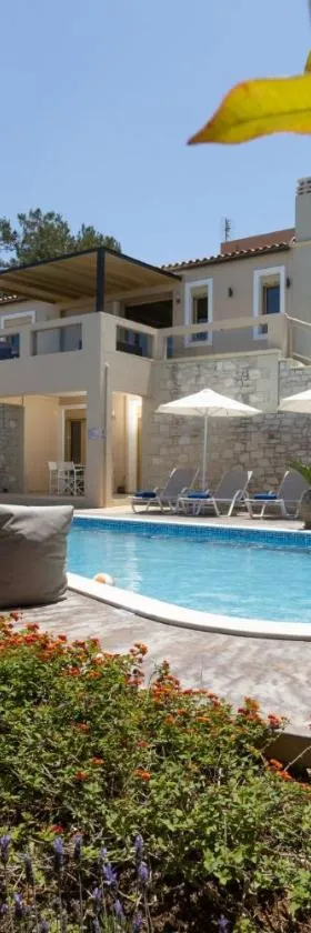 Palladio Luxury Villa With Amazing View，位于Roussospítion的酒店