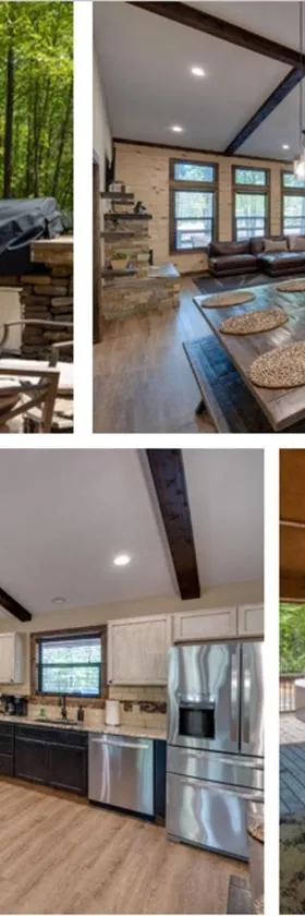Bent Tree Cabin, on Private 12.5 Acres + Hot Tub，位于布罗肯鲍的酒店